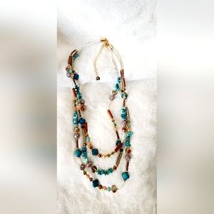 Park Lane Leia Necklace Blue